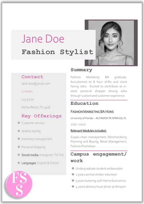 Resume for american apparel